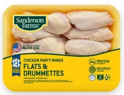 Sanderson Farms® Fresh Chicken Party Wings Flats & Drummettes