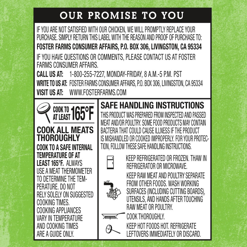 slide 6 of 6, Foster Farms Simply Raised Free Range No Antibiotics Ever Chicken Party Wings, per lb