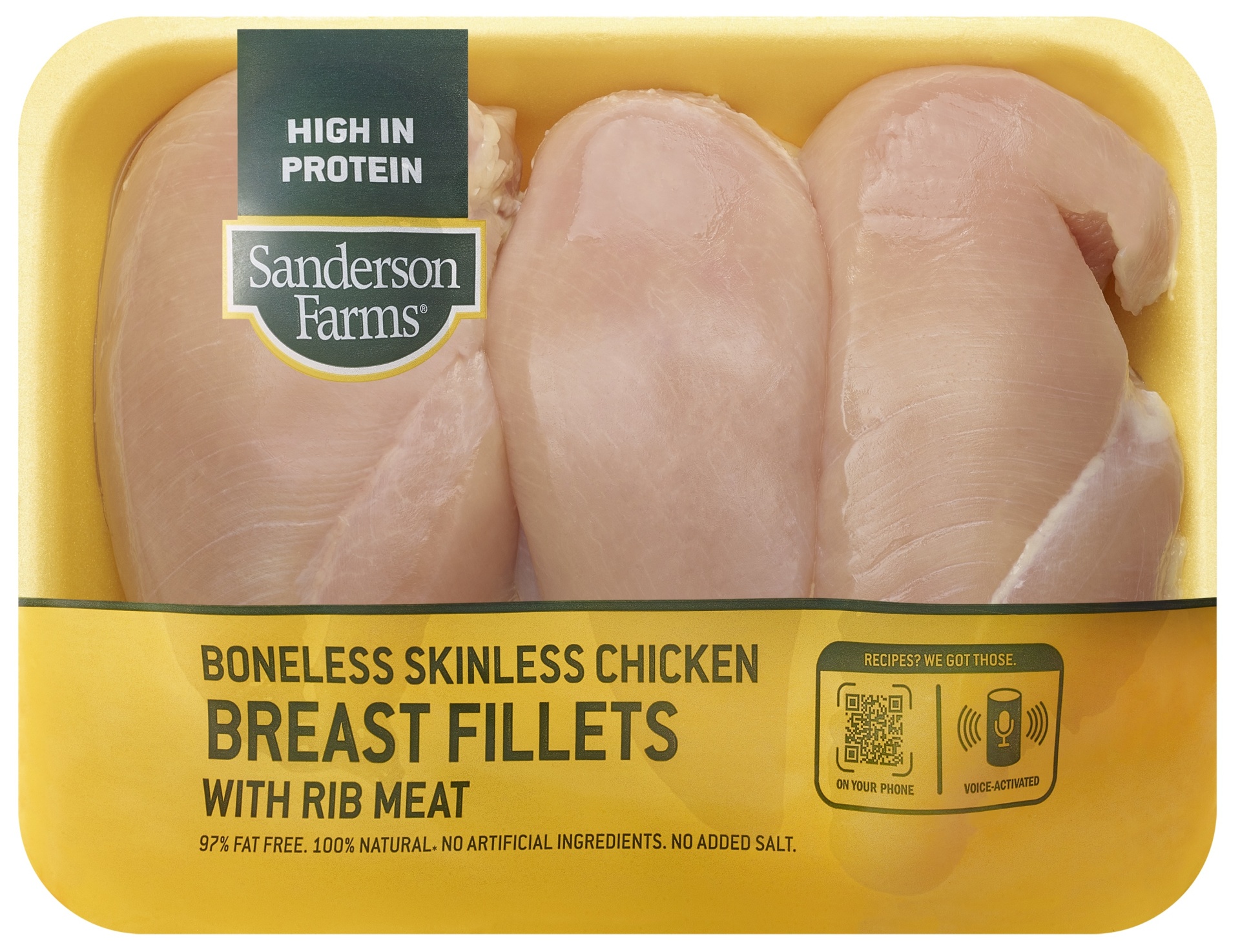 slide 1 of 1, Fresh Boneless Chicken Breast, per lb