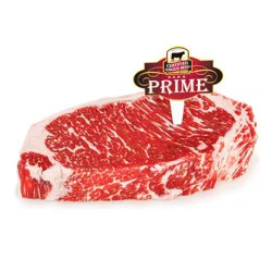 Market District Boneless Beef Strip Steak, Prime, Certified Angus Beef