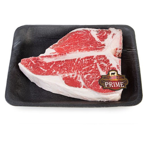 slide 1 of 1, Market District Beef Porterhouse Steak, Prime, Certified Angus Beef ®, per lb