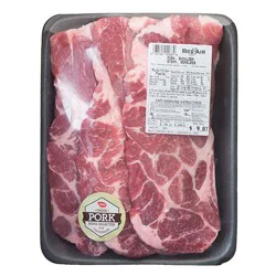 Raley's Pork Steak Boneless Per Pound