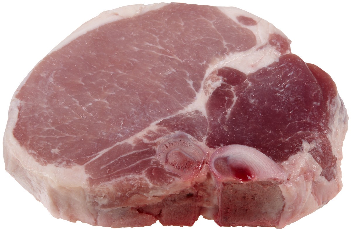 slide 1 of 1, Pork T-Bone Chops, per lb