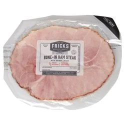 Frick's Bone-In Ham Steak #3863 Per Pound
