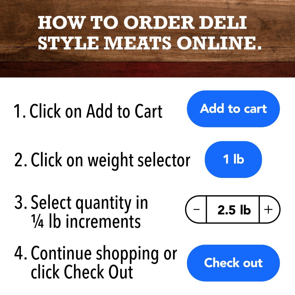 slide 3 of 3, Kahn's® Fresh Deli Sliced Deluxe Club Bologna Lunch Meat, per lb