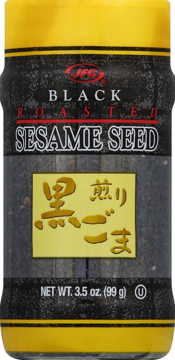 slide 2 of 2, JFC Black Roasted Sesame Seeds, 3.5 oz