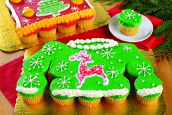 Giant Eagle Half & Half Cupcake Cake