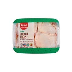 Raley's Purely Made Organic Chicken Thigh Bone-In Per Pound