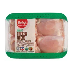 Raley's Purely Made Organic Boneless Skinless Chicken Thighs Per Pound