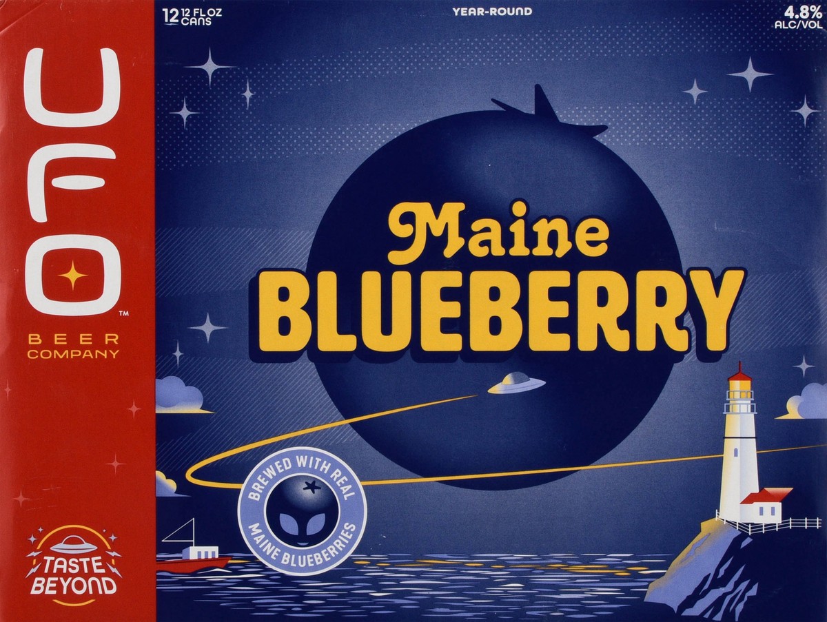 slide 5 of 13, UFO Beer Company Maine Blueberry Beer 12 - 12 fl oz Cans, 12 ct; 12 fl oz
