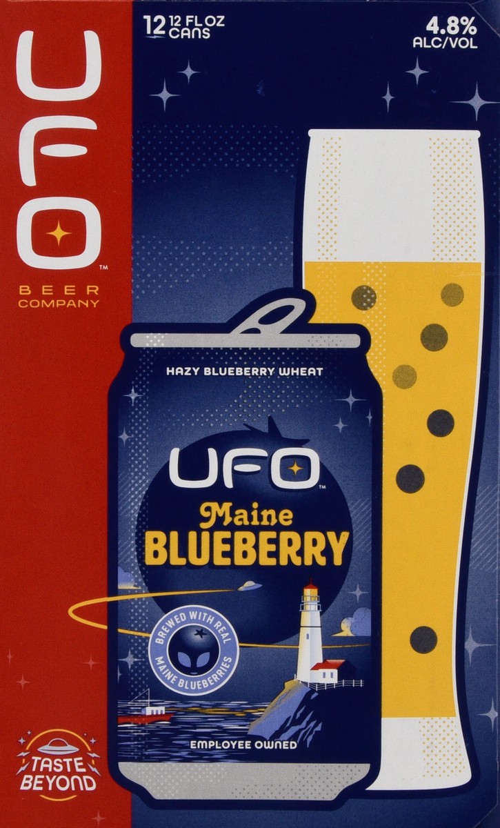 slide 6 of 13, UFO Beer Company Maine Blueberry Beer 12 - 12 fl oz Cans, 12 ct; 12 fl oz