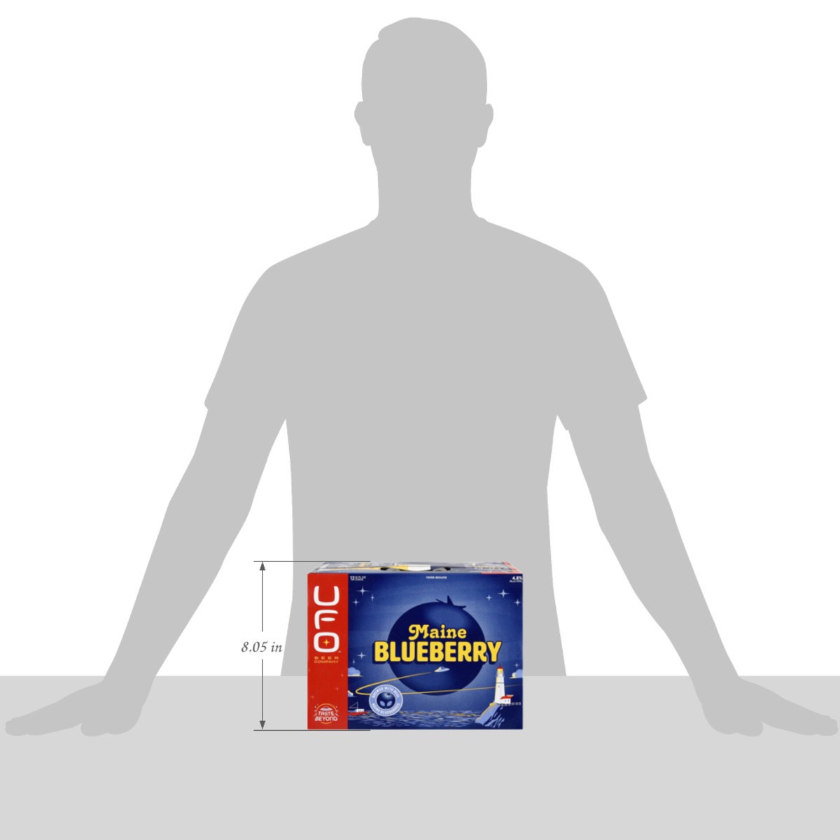 slide 3 of 13, UFO Beer Company Maine Blueberry Beer 12 - 12 fl oz Cans, 12 ct; 12 fl oz