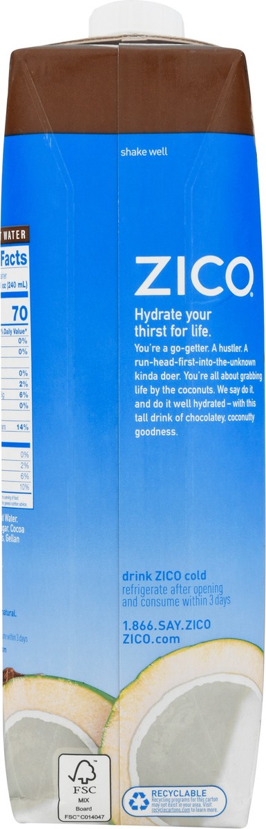 slide 13 of 13, Zico Chocolate Coconut Water 33.8 fl oz, 33.8 fl oz