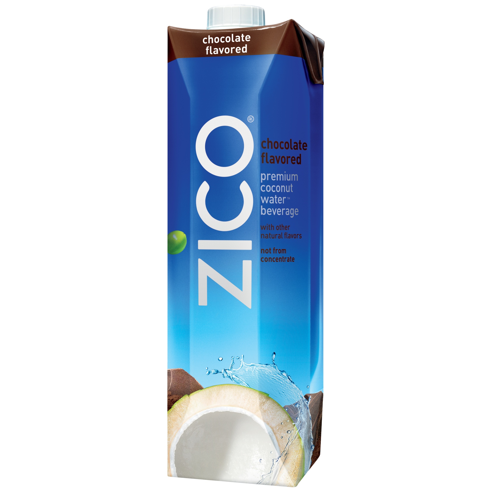 slide 1 of 1, Zico Natural Chocolate Coconut Water, 33.8 fl oz
