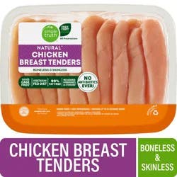 Simple Truth Natural Chicken Breast Tenders Boneless & Skinless (5-7 Per Pack)
