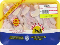 Miller Poultry Fresh Chicken Wings Drumsticks