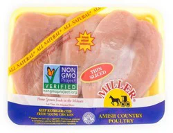 Miller Poultry Thin-Sliced Fresh Chicken Breast