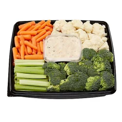 Vegetable Tray With Dip - 52 OZ