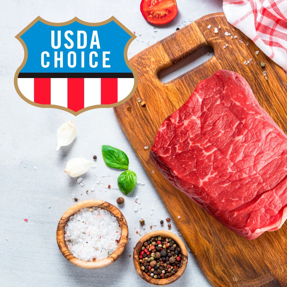 slide 5 of 5, Choice Sirloin Tip Roast Beef, per lb