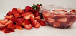 Fresh Cut Strawberries Medium Bowl