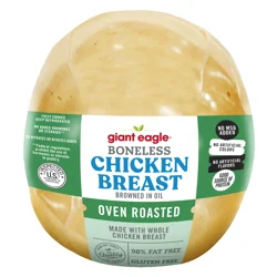 Giant Eagle Chicken Breast, Boneless, Oven Roasted