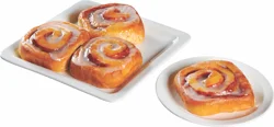 Giant Eagle Glazed Cinnamon Rolls, 4 Count