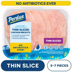 PERDUE® Thin Sliced Boneless Skinless Chicken Breasts