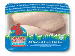 DRAPER VALLEY FARMS® Bone In Split Chicken Breasts