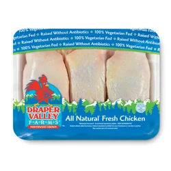 DRAPER VALLEY FARMS® Bone-In Chicken Thighs