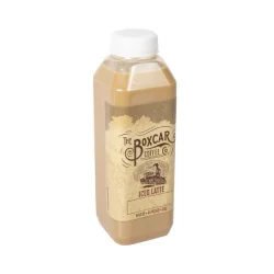 The Boxcar Coffee Co. Hazelnut Iced Latte with Oat Milk