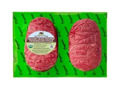 Jackie & Sons Organic Beef, Grass-Fed Tenderloin Steak