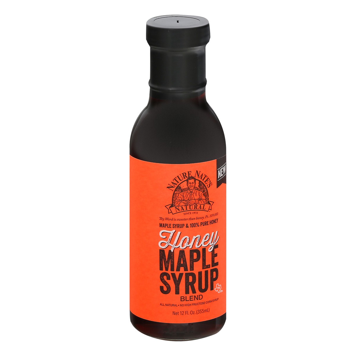 slide 2 of 10, Nature Nate's Honey Maple Syrup, 12.5 fl oz