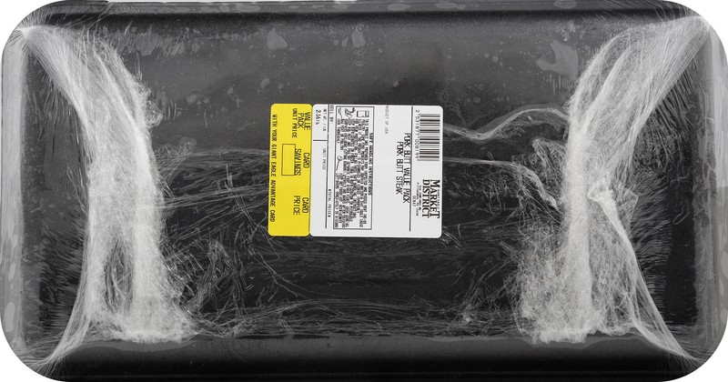 slide 4 of 4, Giant Eagle Pork Butt Steak, Bone In, Value Pack, per lb