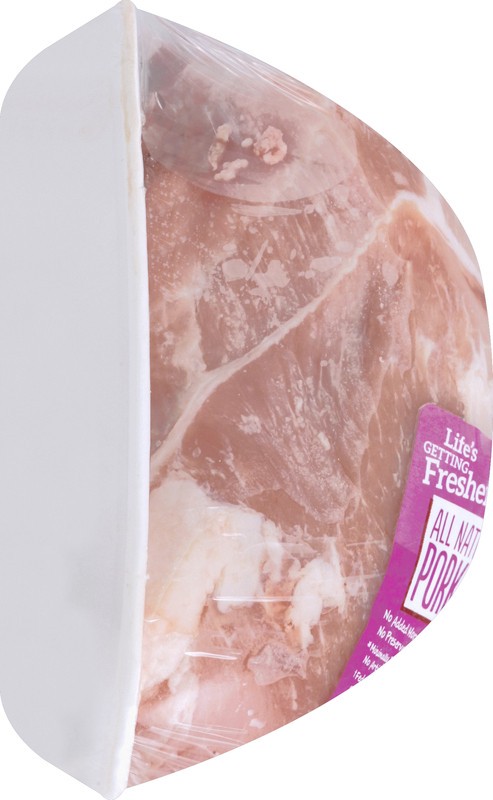 slide 2 of 2, Giant Eagle Pork Loin Roast, End, Bone In, per lb