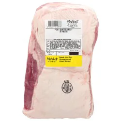 Market District Quarter Belly Skinless Pork