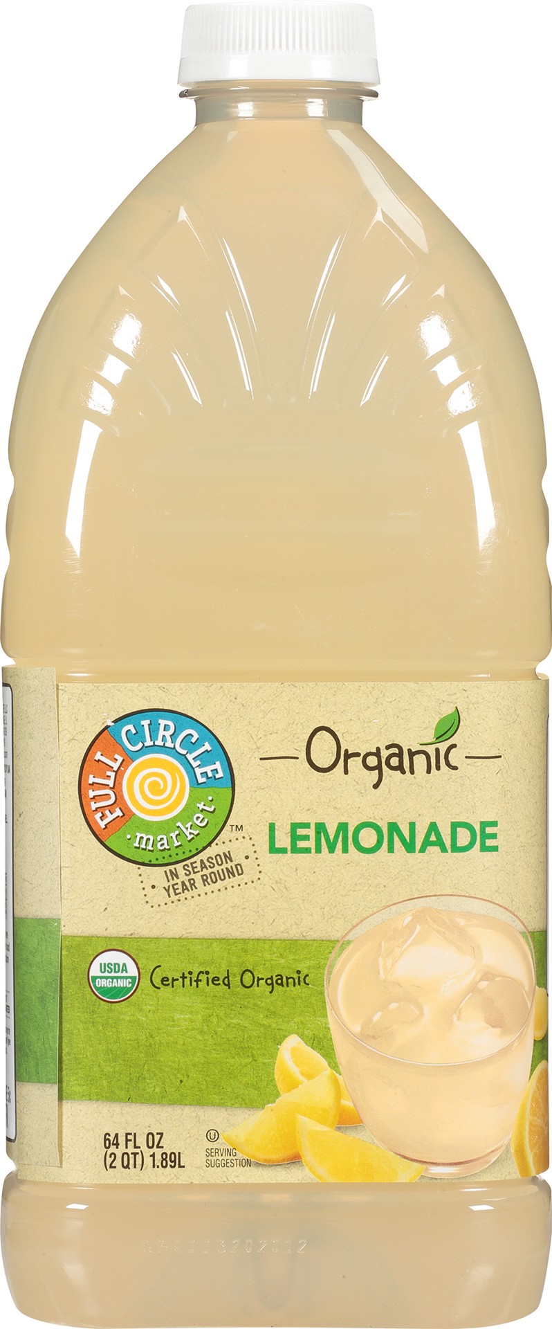 slide 4 of 6, Full Circle Market Organic Lemonade 64 fl oz, 64 fl oz