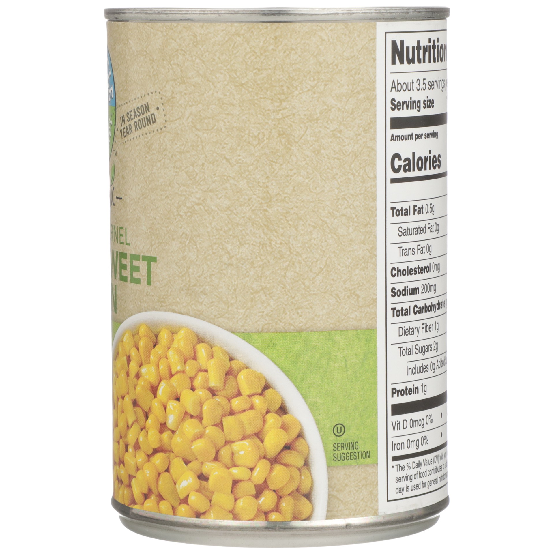 slide 3 of 6, Full Circle Market Organic Whole Kernel Gold Corn, 15 oz