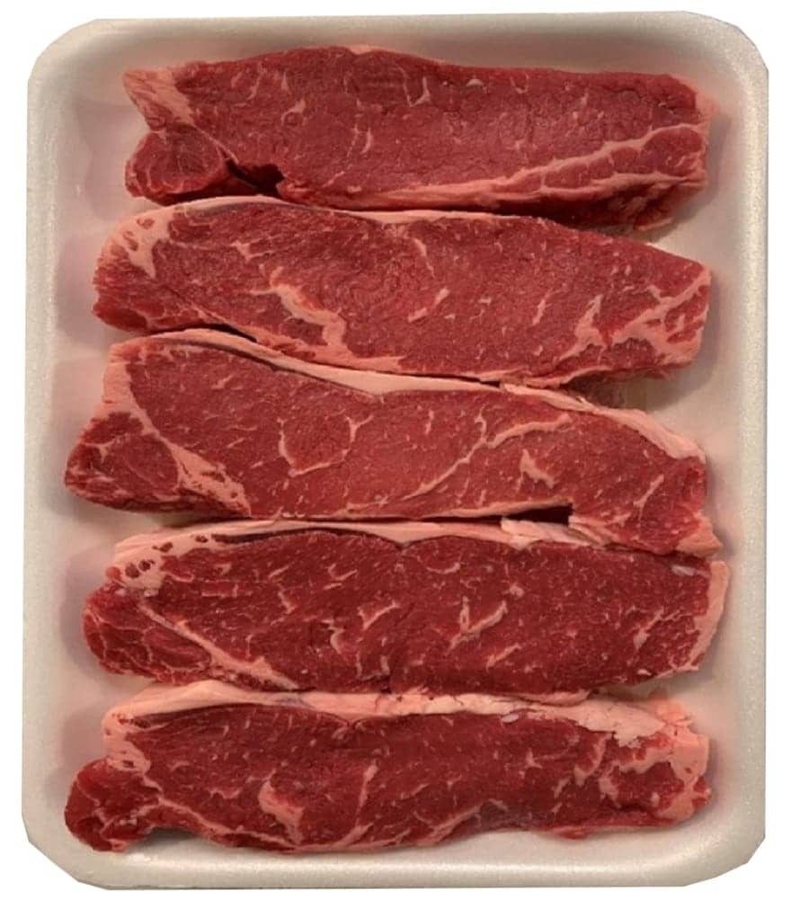 slide 2 of 2, Choice Boneless Beef Strip Steak, per lb