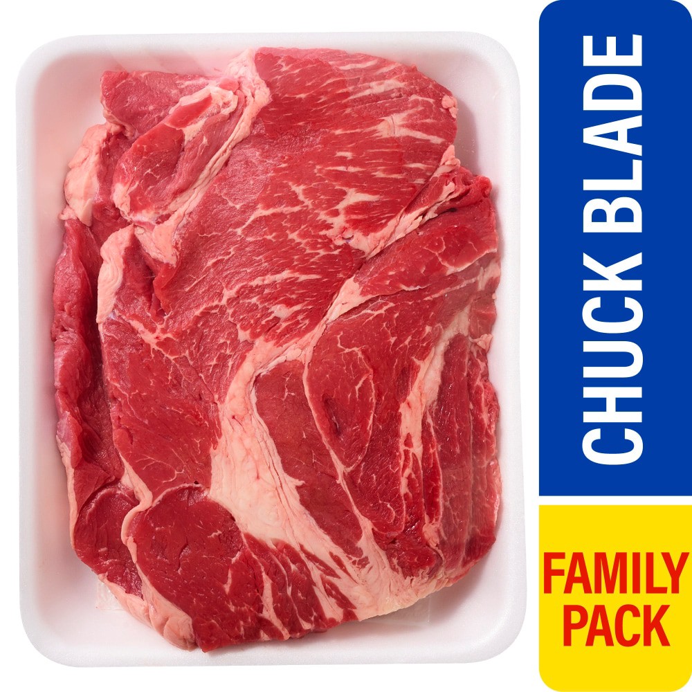 slide 5 of 5, Choice Chuck Blade Steak, per lb
