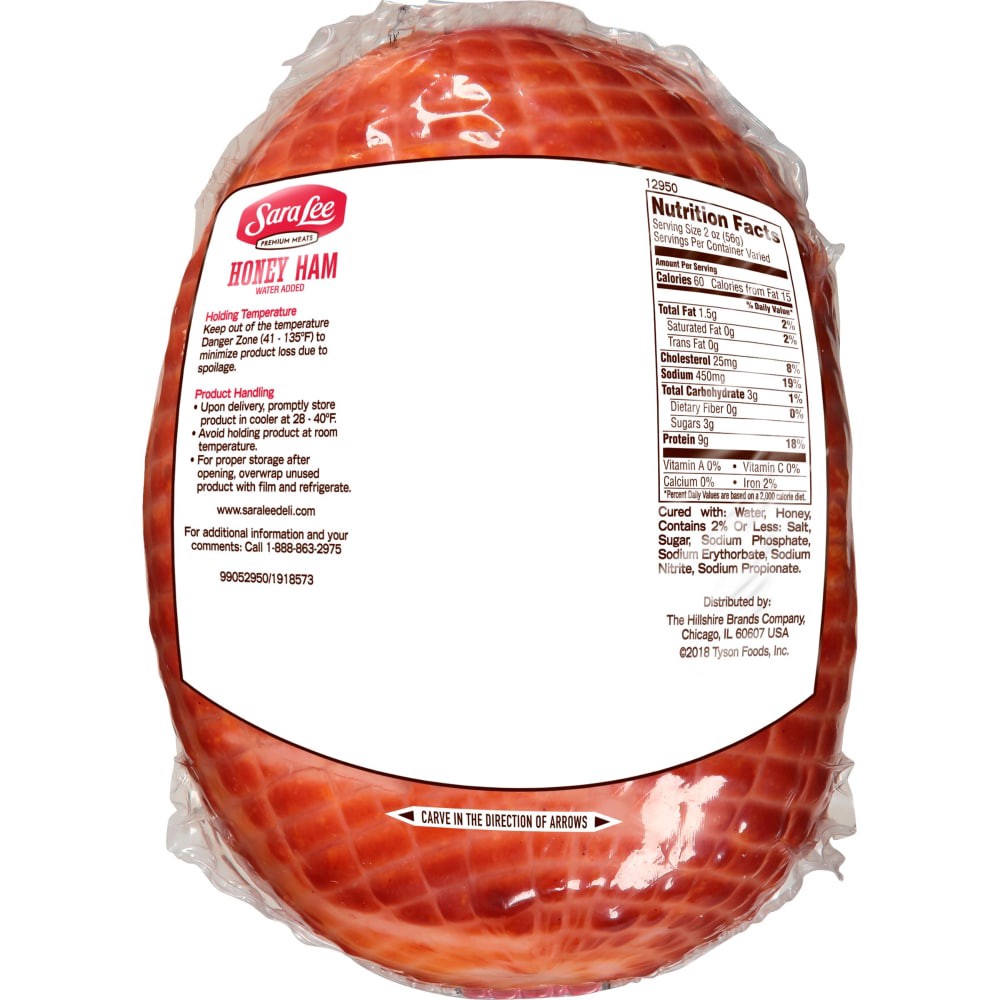 slide 3 of 6, Sara Lee Honey Ham Deli Sliced Lunch Meat, per lb