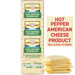 Land O Lakes Hot Pepper American Cheese Product, Deli Sliced to Order