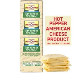 Land O Lakes Hot Pepper American Cheese Product, Deli Sliced to Order