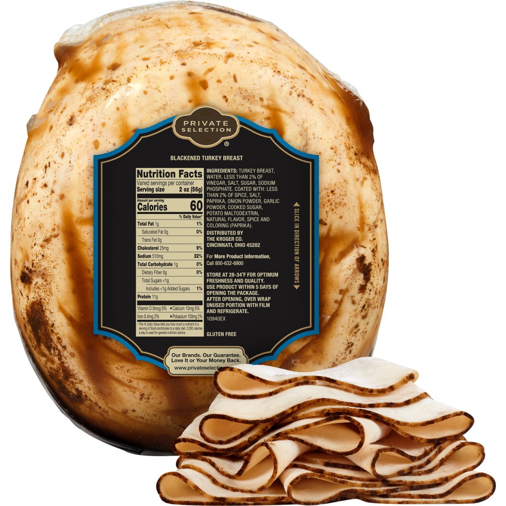 slide 2 of 2, Private Selection Blackened Turkey Breast, per lb