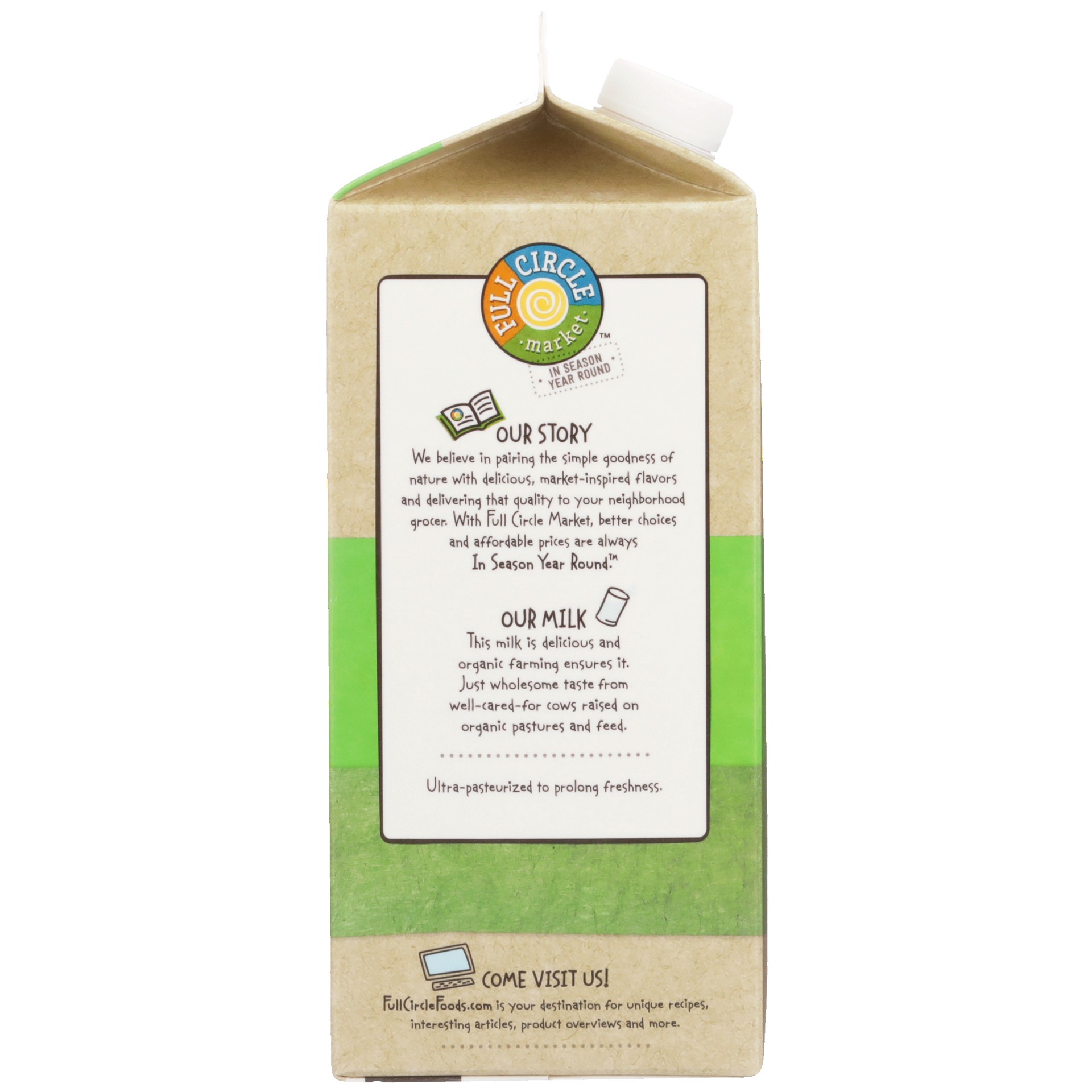 slide 4 of 6, Full Circle Market Organic Low Fat 1% Milk, 64 fl oz