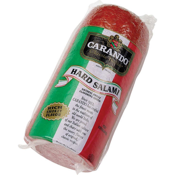 slide 1 of 1, Carando Hard Salami 4/3, 1 lb