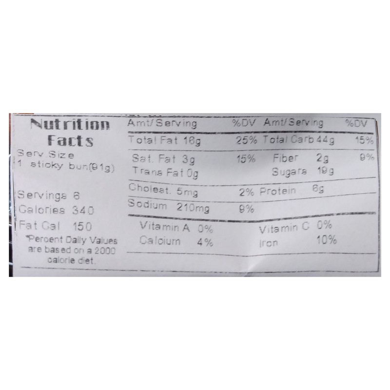 slide 2 of 4, Walnut Sticky Buns, 1 ct