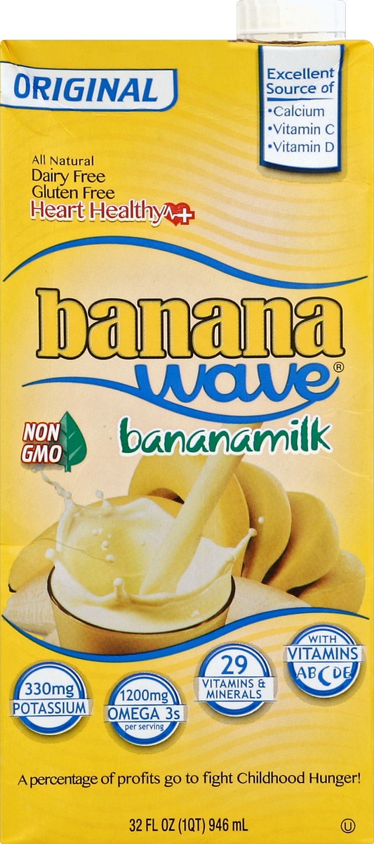 slide 1 of 5, Banana Wave Bananamilk 32 oz, 32 oz