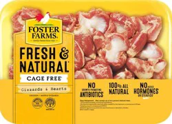 Foster Farms Fresh Chicken Gizzards/Heart, 1 lb