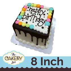 The Cakery 8 Inch Confectionary Square Cake