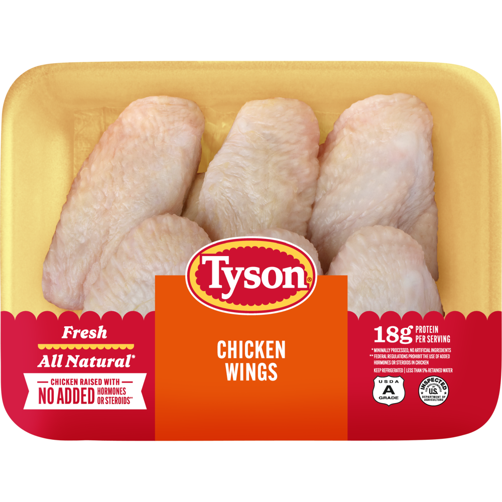 slide 5 of 5, Bell & Evans Chicken Wings, per lb